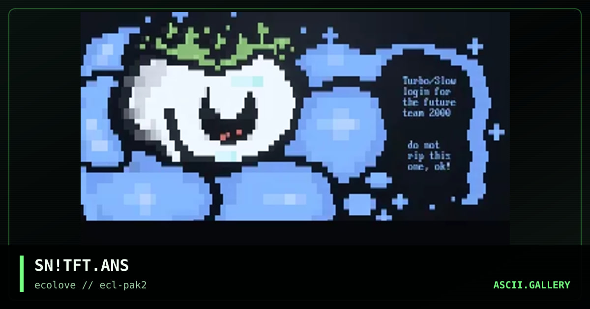Turbo/Slow login for Tft2000, by snowball, 1997
