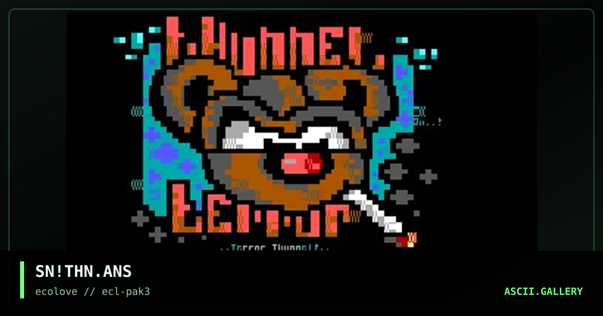 Terror Thunnel logo...., by snowball, 1998