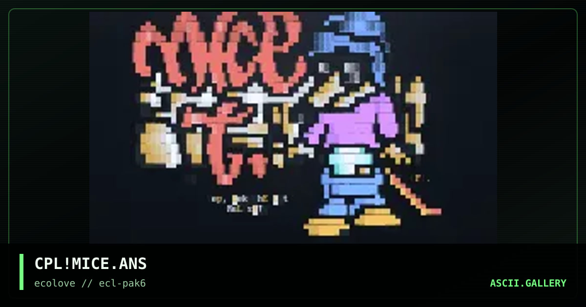 mice -t-, by commissaris plons, 1998