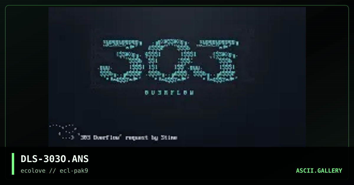 303 Overflow!, by delusion, 1998