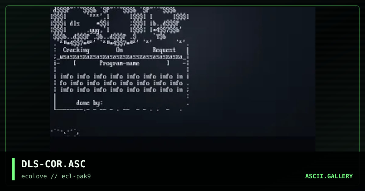 cor-diz (they use it in infofile), by delusion, 1998