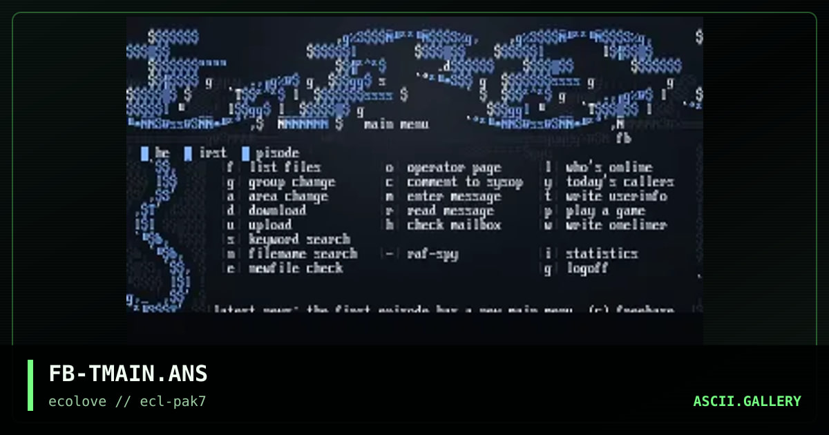 tfe main, by freebase, 1998