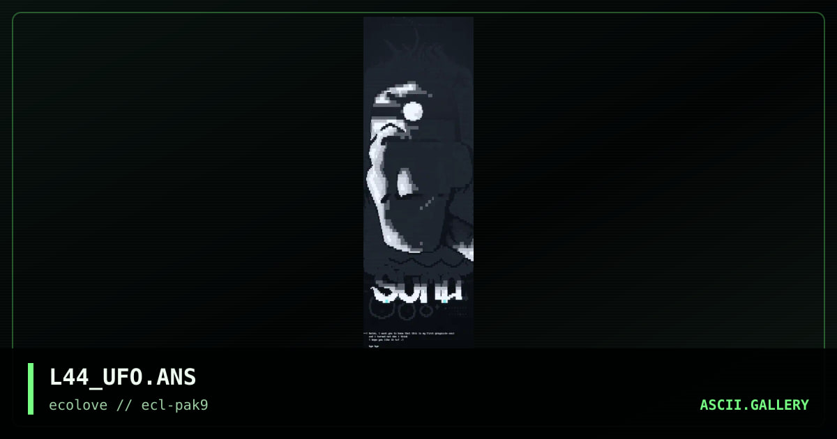 u.f.o (greyscale), by lemon44, 1998