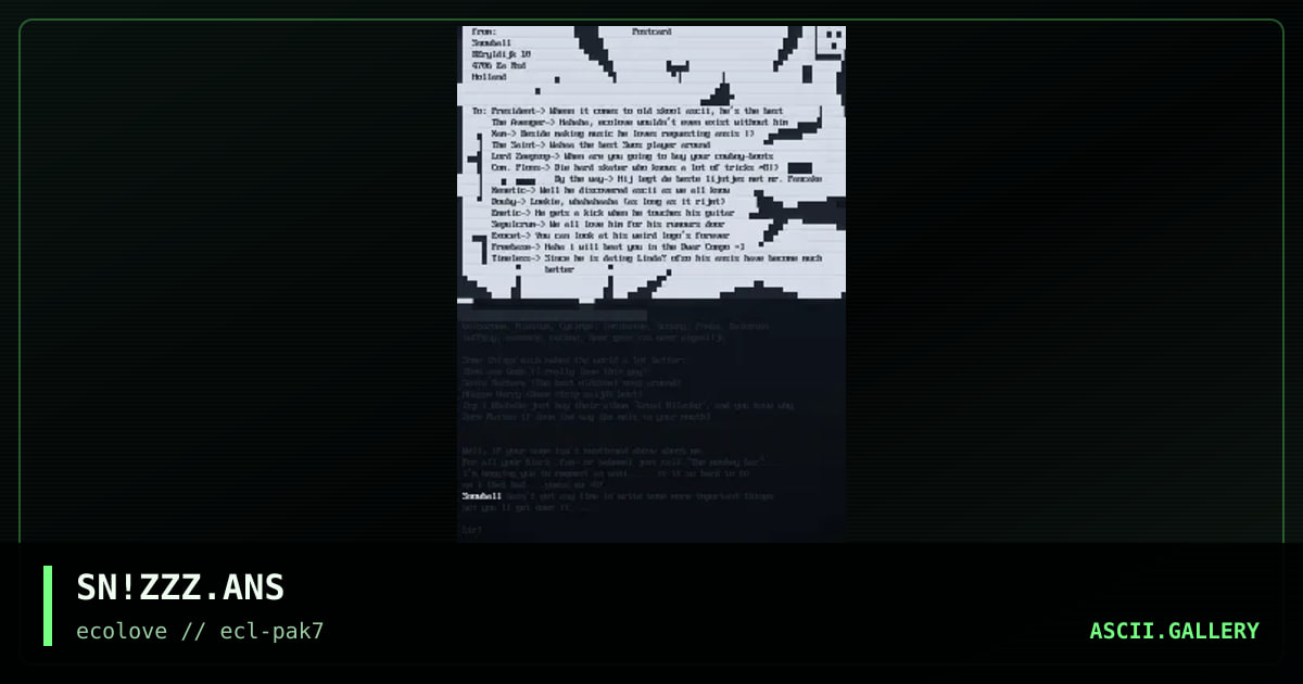 greetingslist, by snowball, 1998
