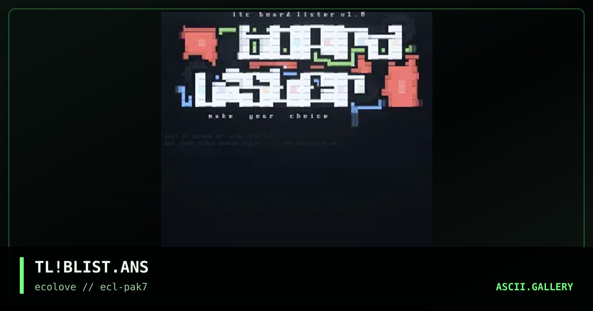 board lister, by timeless, 1998
