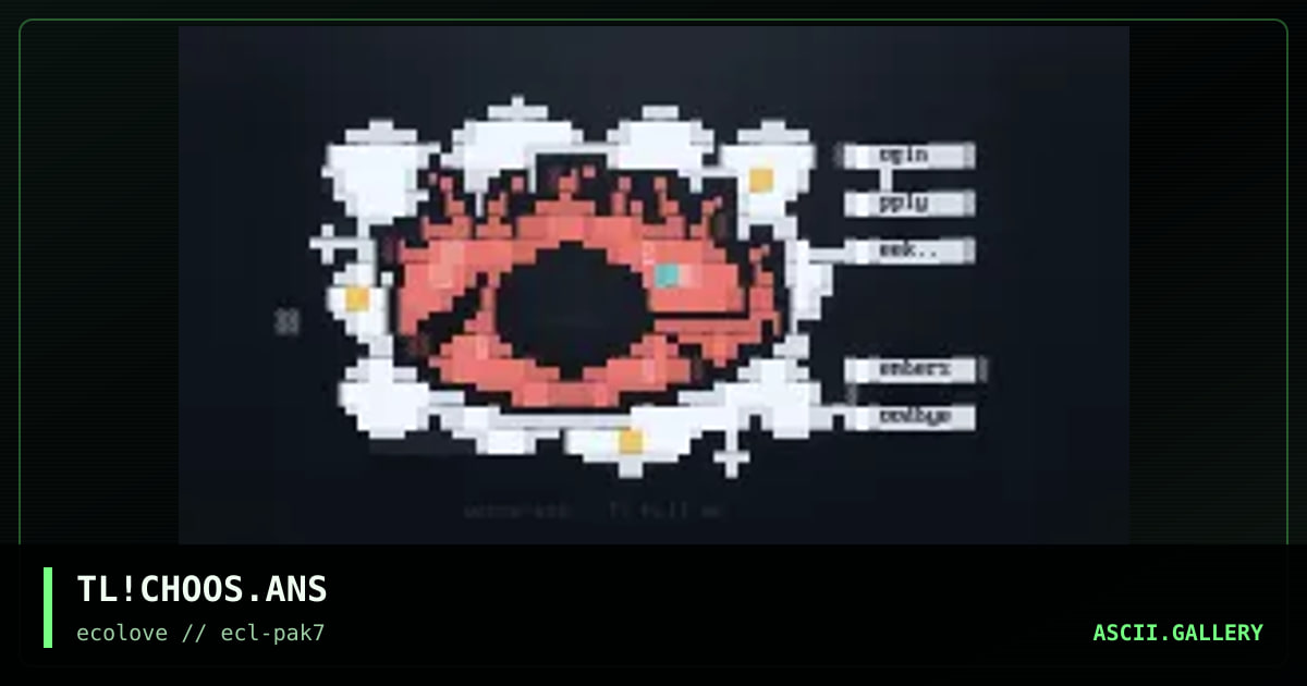 login ansi, by timeless, 1998