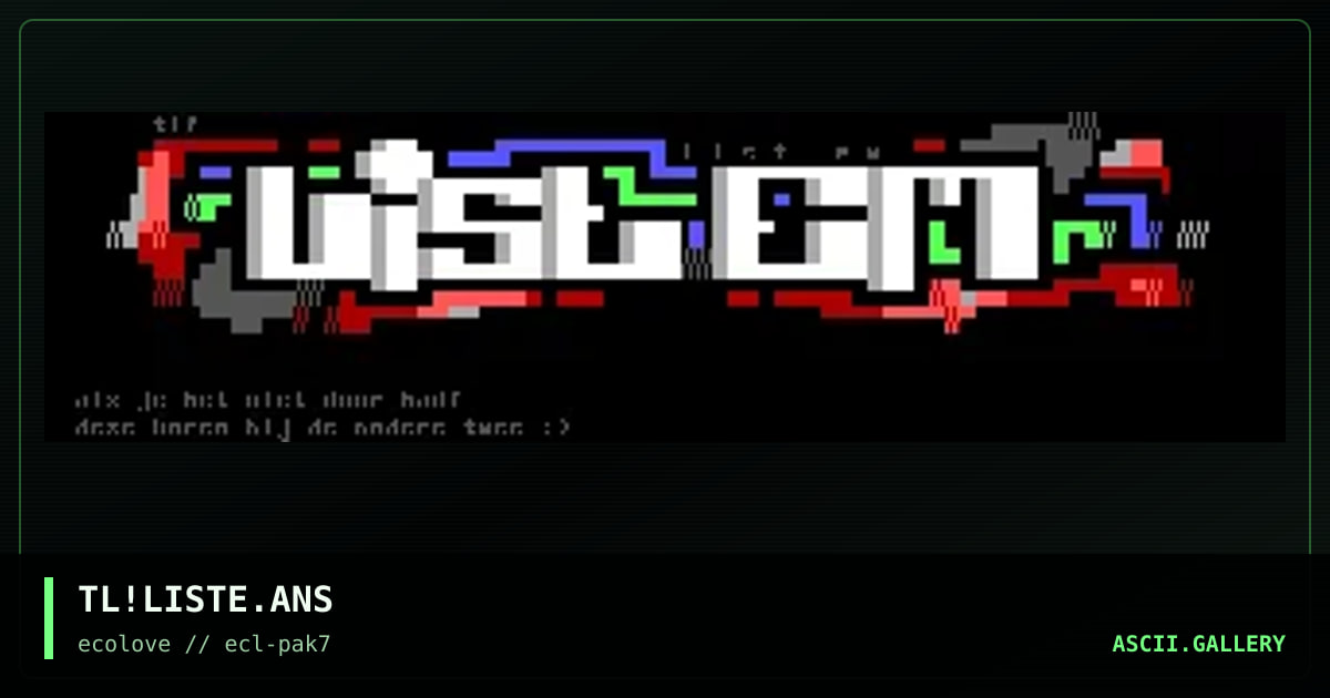 list em, by timeless, 1998
