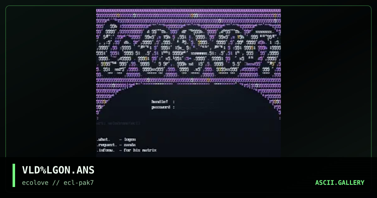 logon!, by velodrome, 1998
