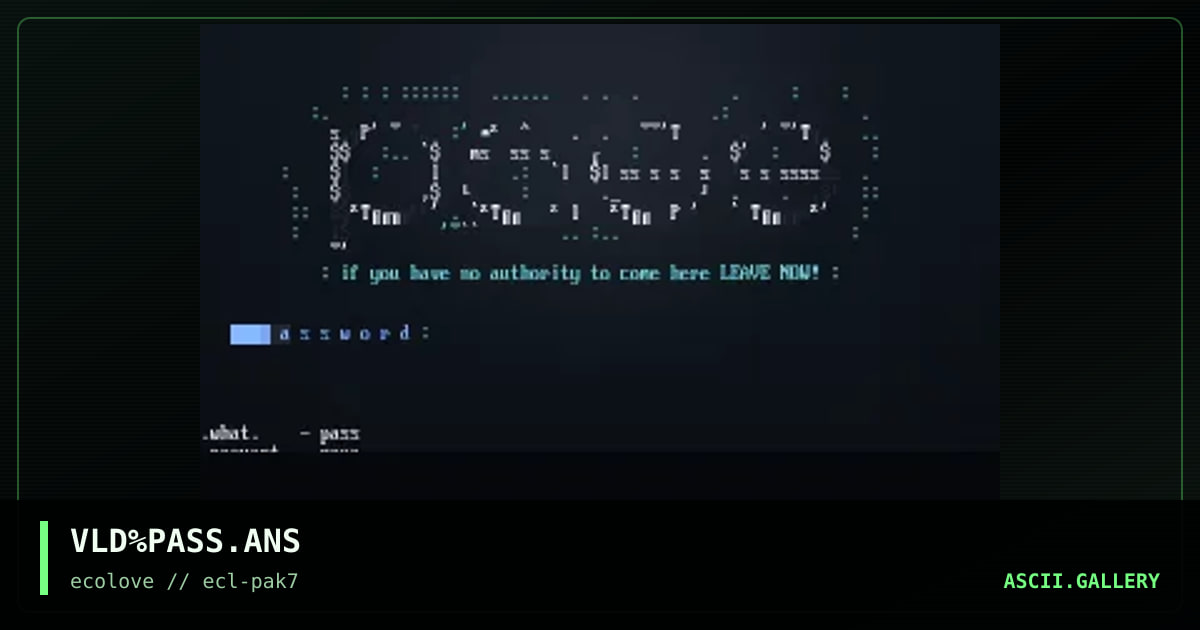 password, by velodrome, 1998