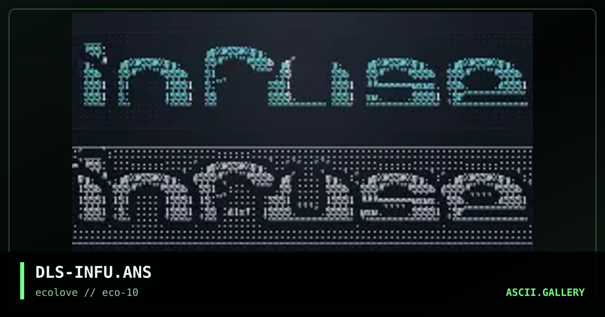DLS-INFU.ANS, by delusion, 1998