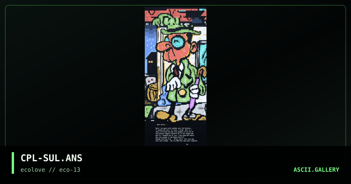 The Macaroni Jingle, by commissaris plons, 1999