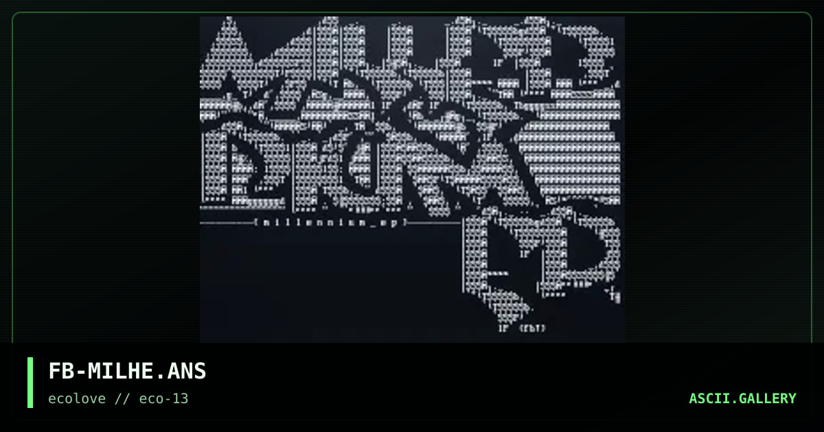 millennium ep. header, by freebase, 1999