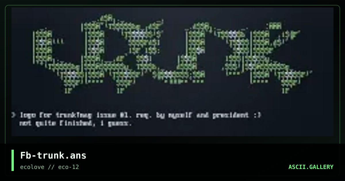 Fb-trunk.ans, by freebase, 1999