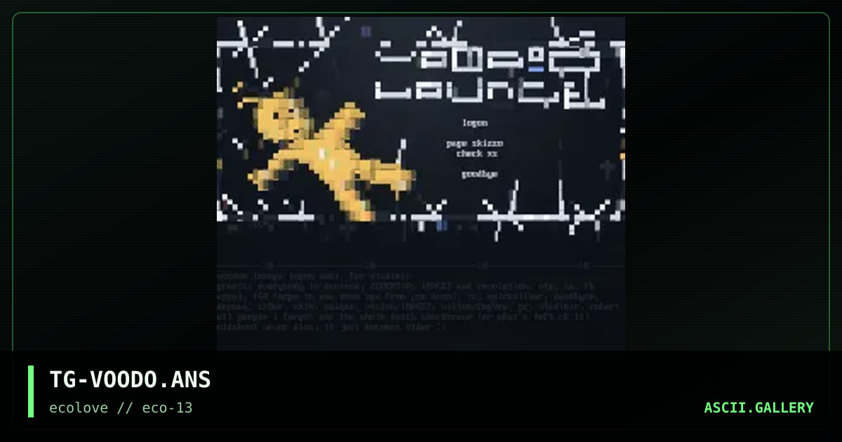 Voodoo lounge matrix, by tuffguy, 1999