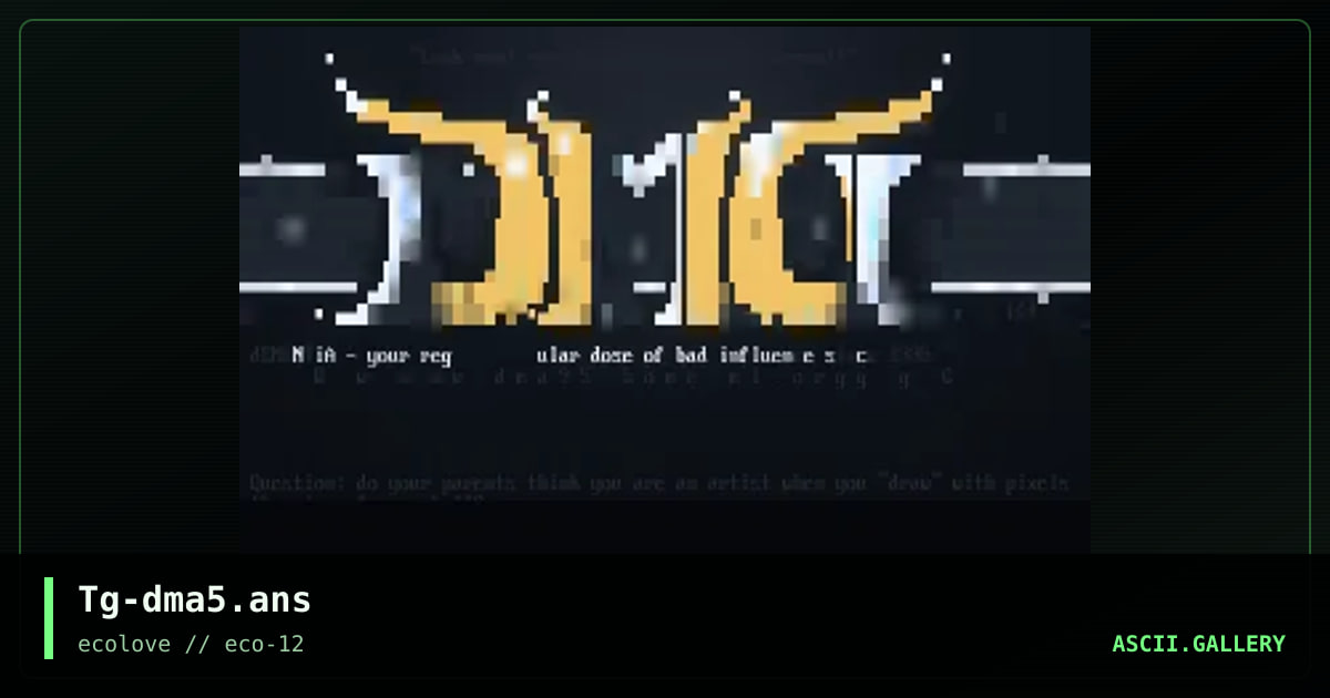 Dementia logo, by tuffguy, 1999