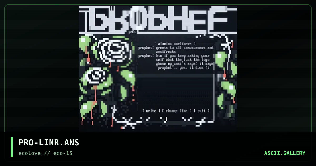 PRO-LINR.ANS, by propher, 1999
