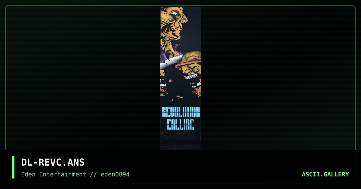Revolution Calling, by dalamar, 1994