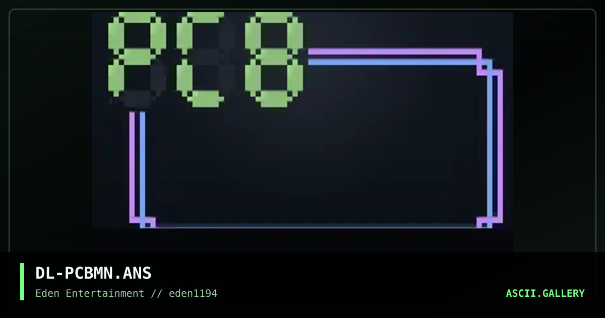 PCB Menu, by dalamar, 1994