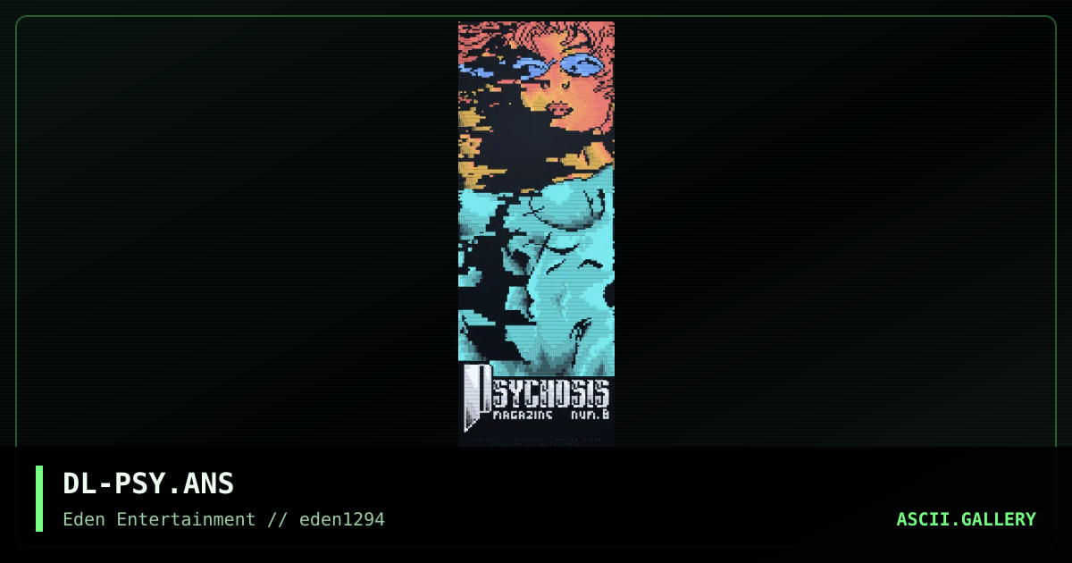 P S Y C H O S I S   # 8, by dalamar, 1994