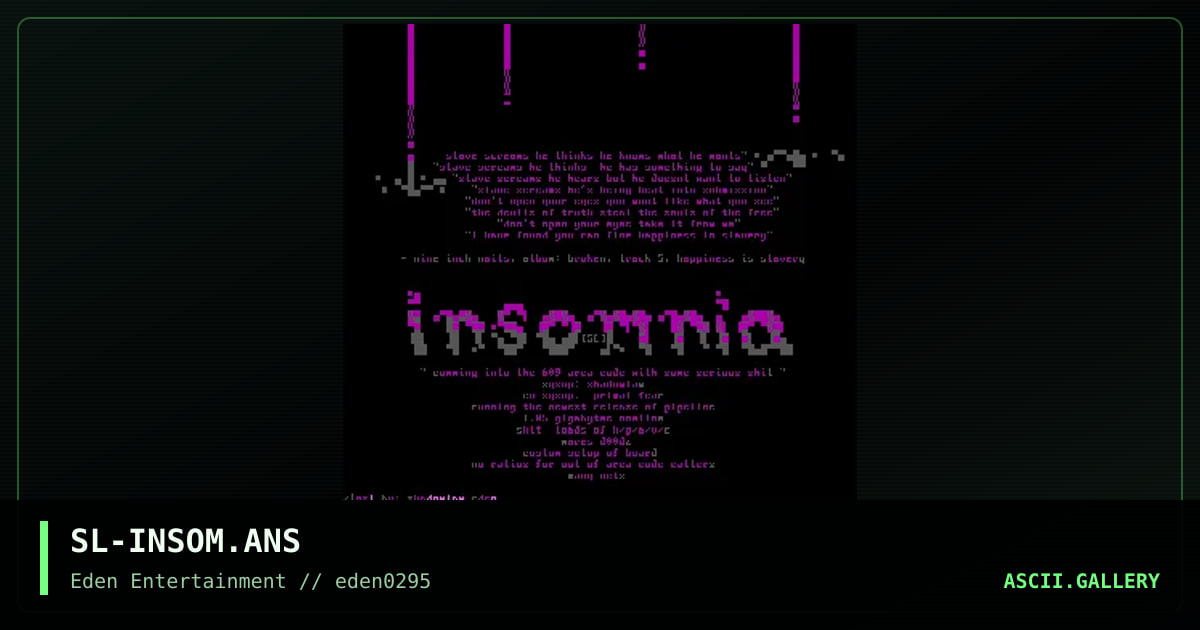 Insomnia, by shadowlaw, 1995