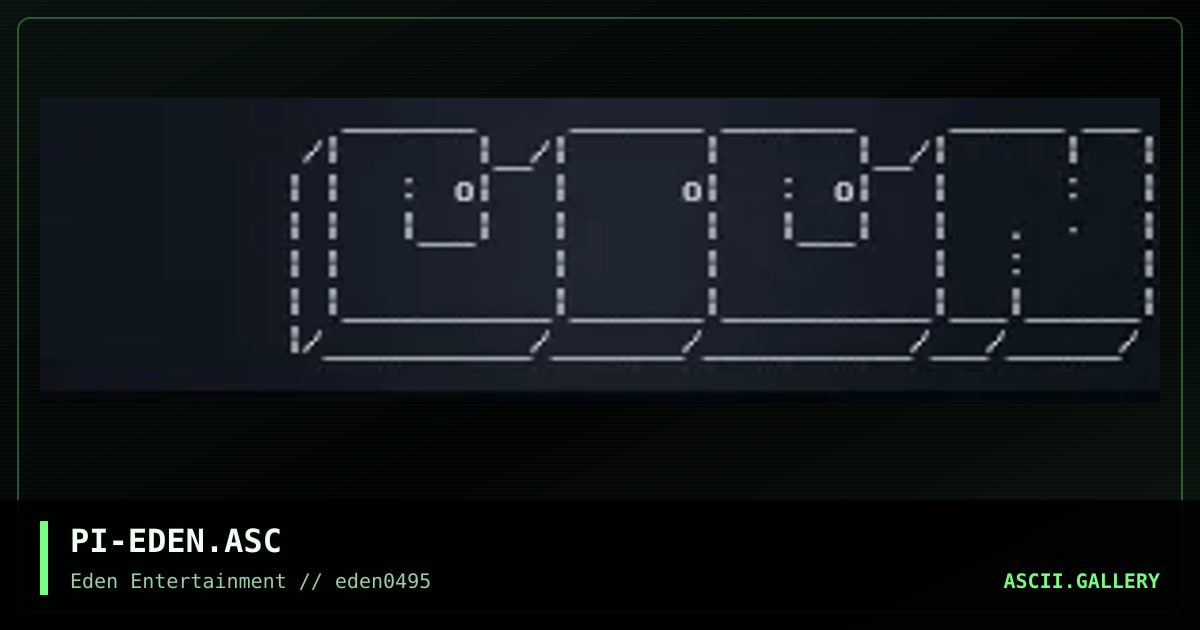 Eden Logo, by paranoid insomniac, 1995