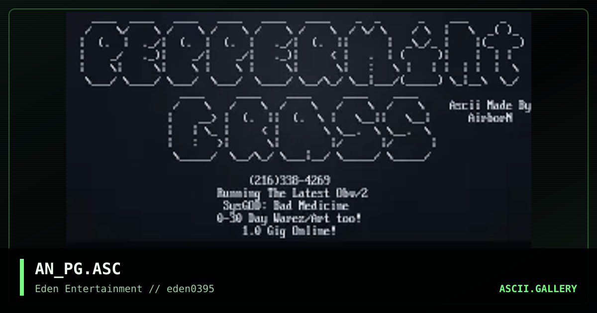 Peppermint Grass, by airborn, 1995