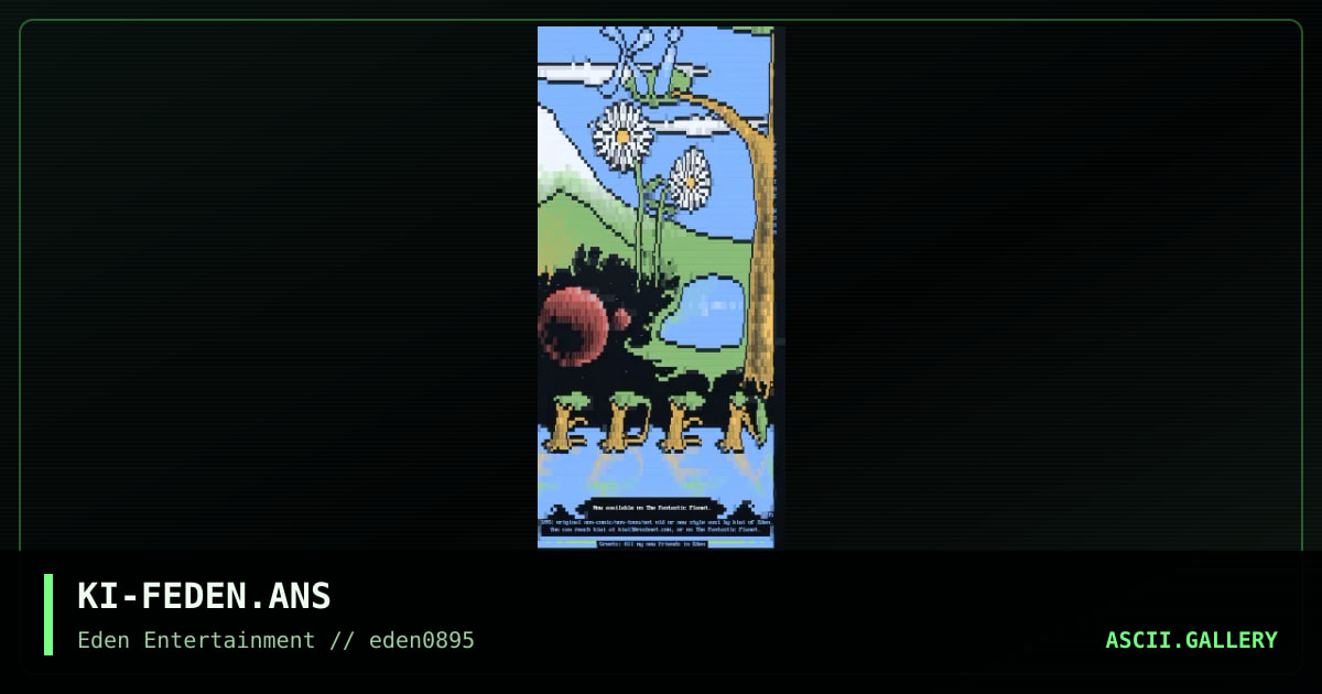 Eden, by kiwi, 1995