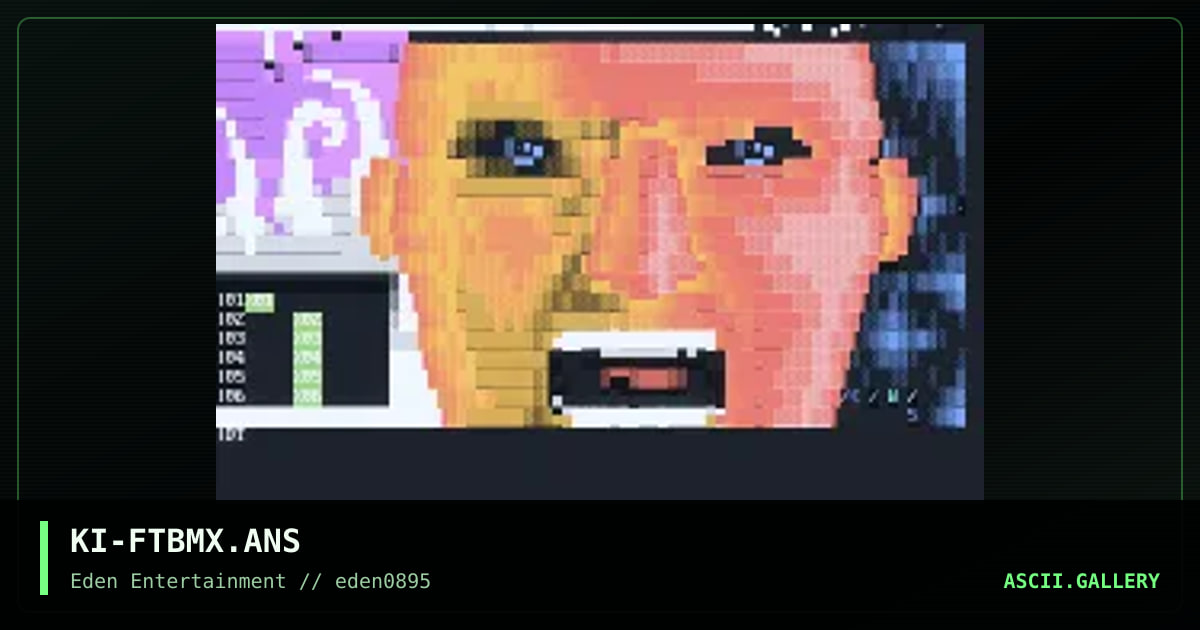 BBS Menu, by kiwi, 1995