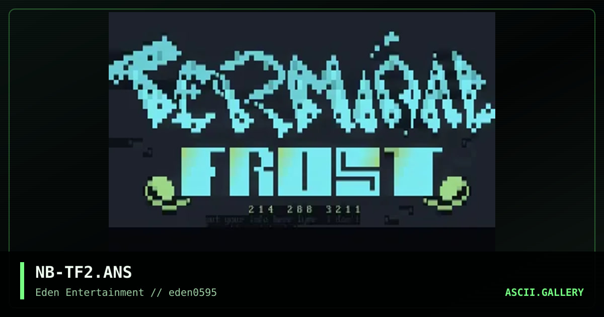 Terminal Frost, by night blade, 1995