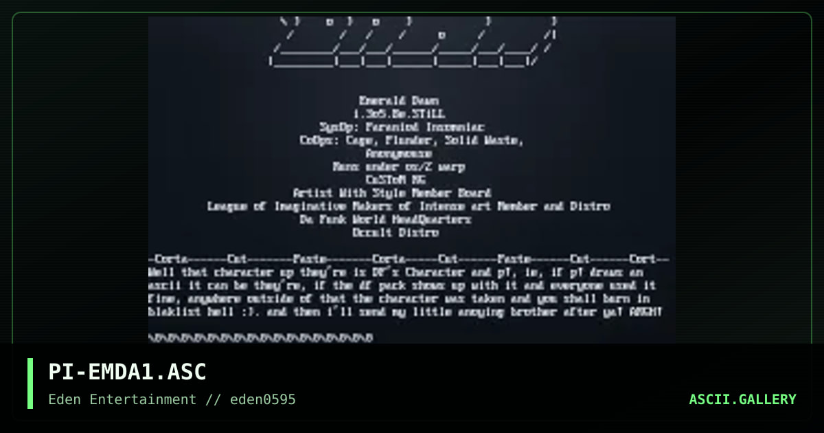 Emerald Dawn, by paranoid insomniac, 1995