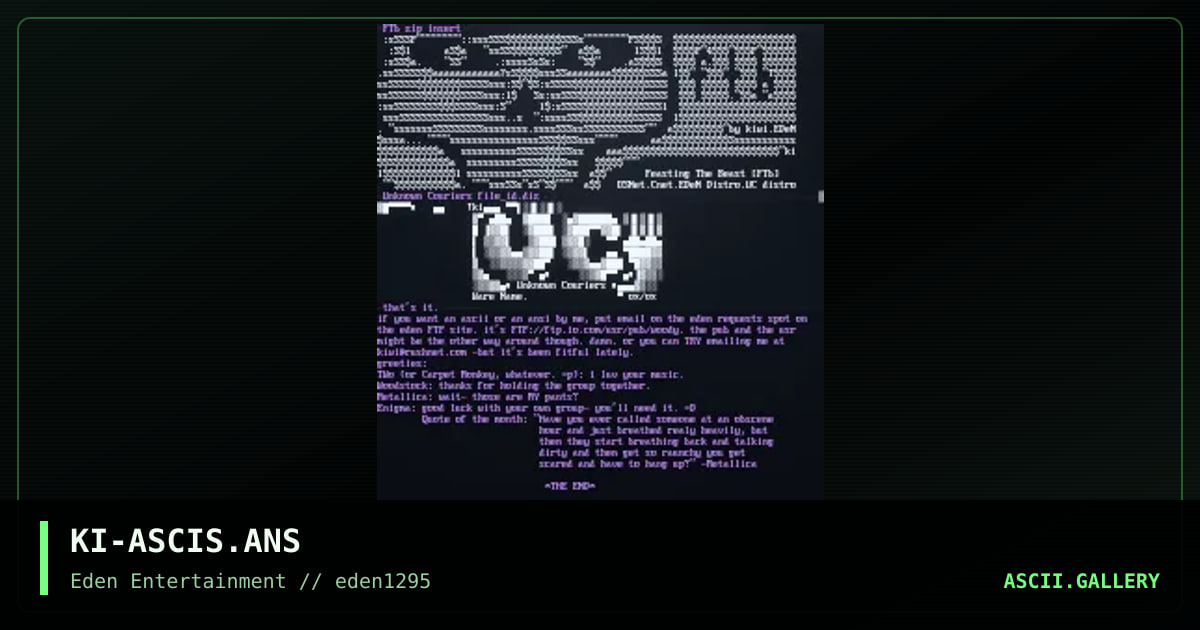 KI-ASCIS.ANS, by kiwi, 1995