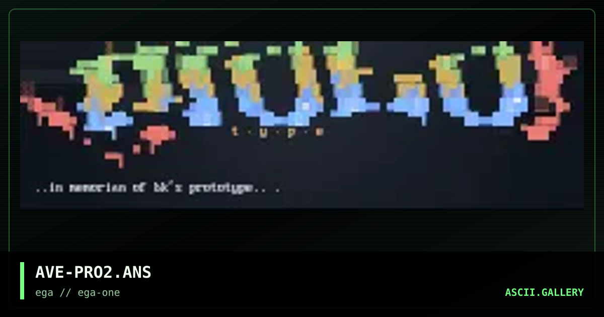 prototype, by avenger, 1996