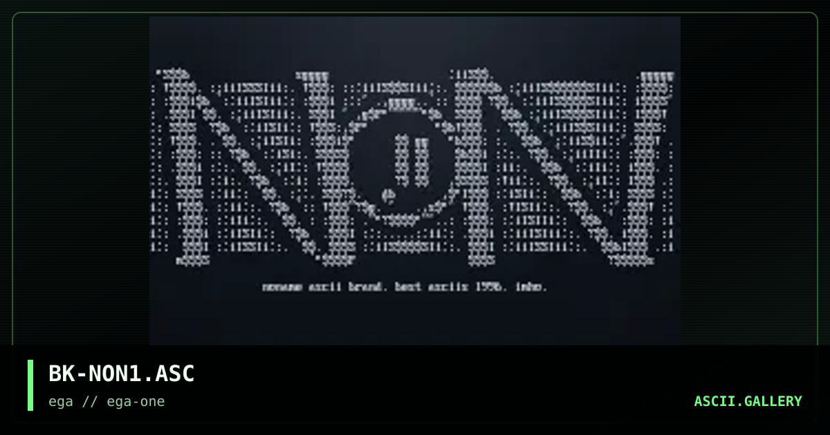 noname brand, by bk, 1996