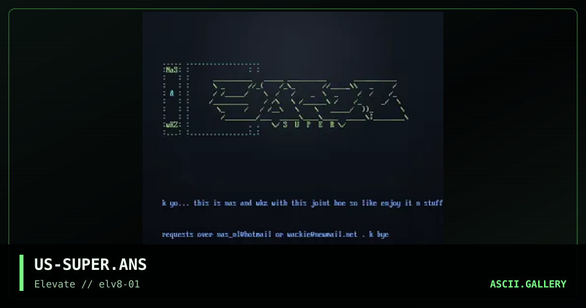US-SUPER.ANS, by wackie, nasone, 1999