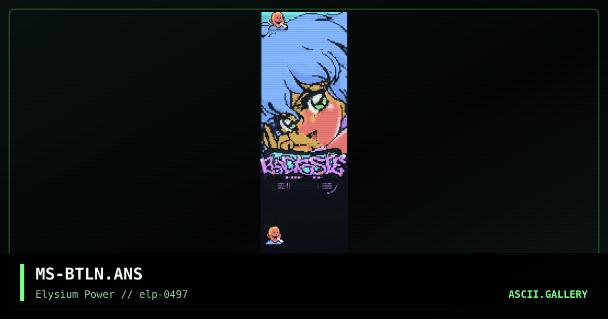 Bad Taste Login Screen, by mr splif, 1997