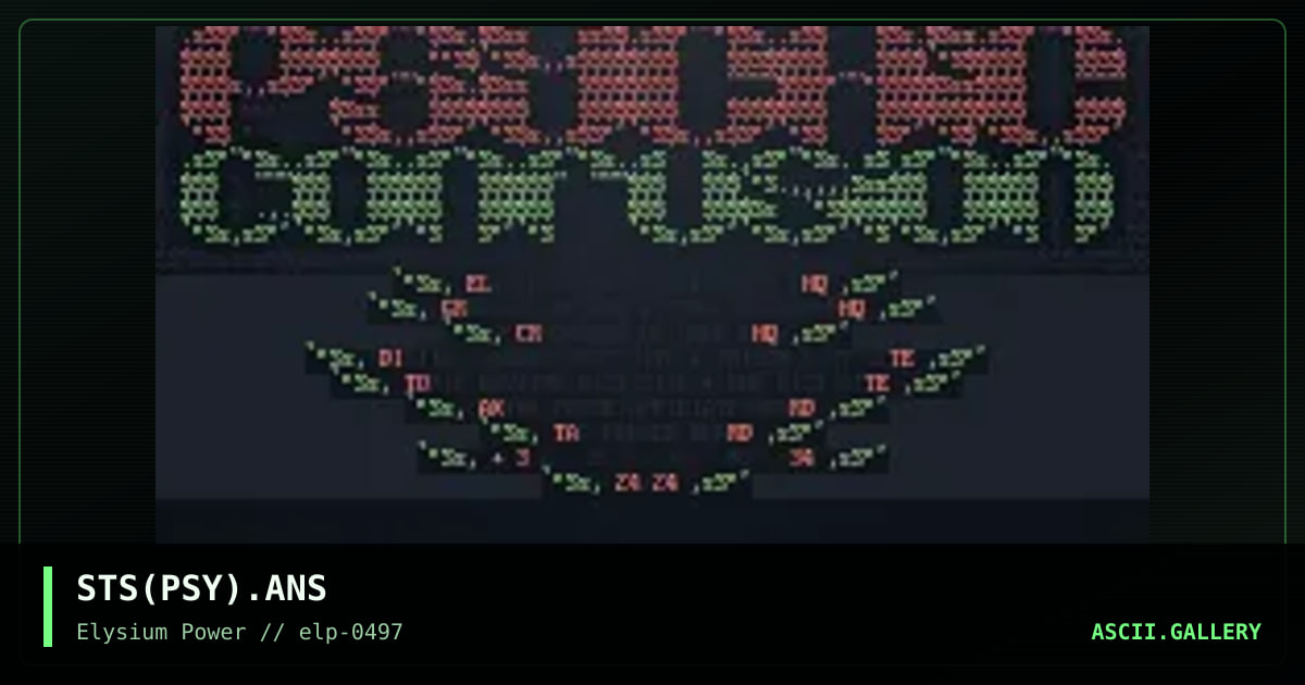 STS(PSY).ANS, by untagged, 1997