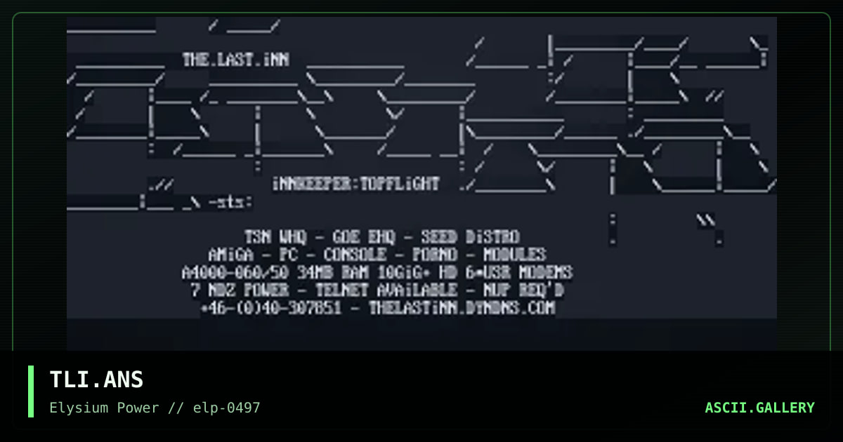 TLI.ANS, by untagged, 1997