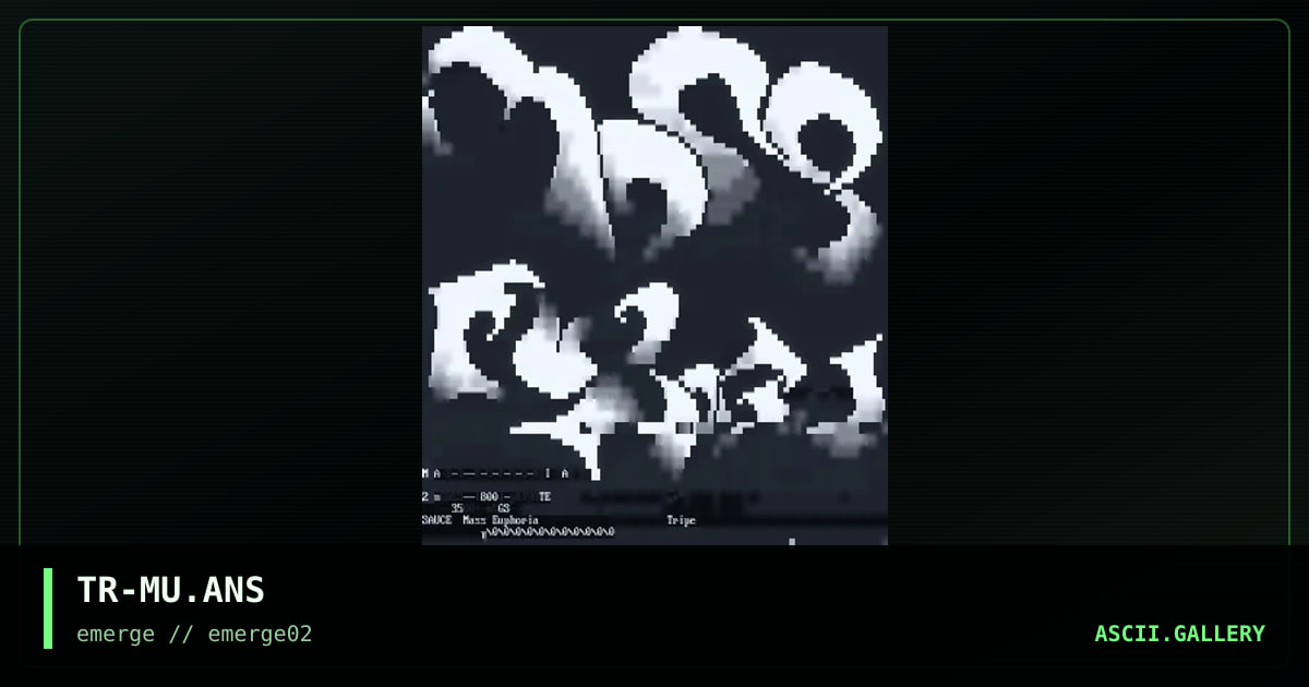 TR-MU.ANS, by tripe, 1995
