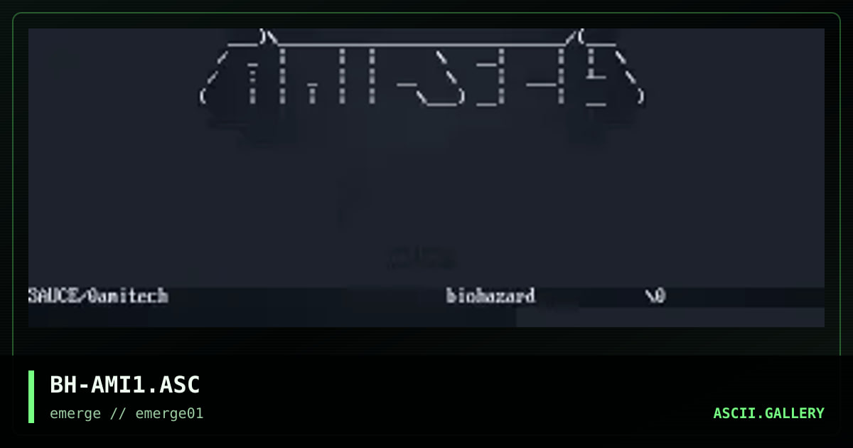 BH-AMI1.ASC, by biohazard, 1995