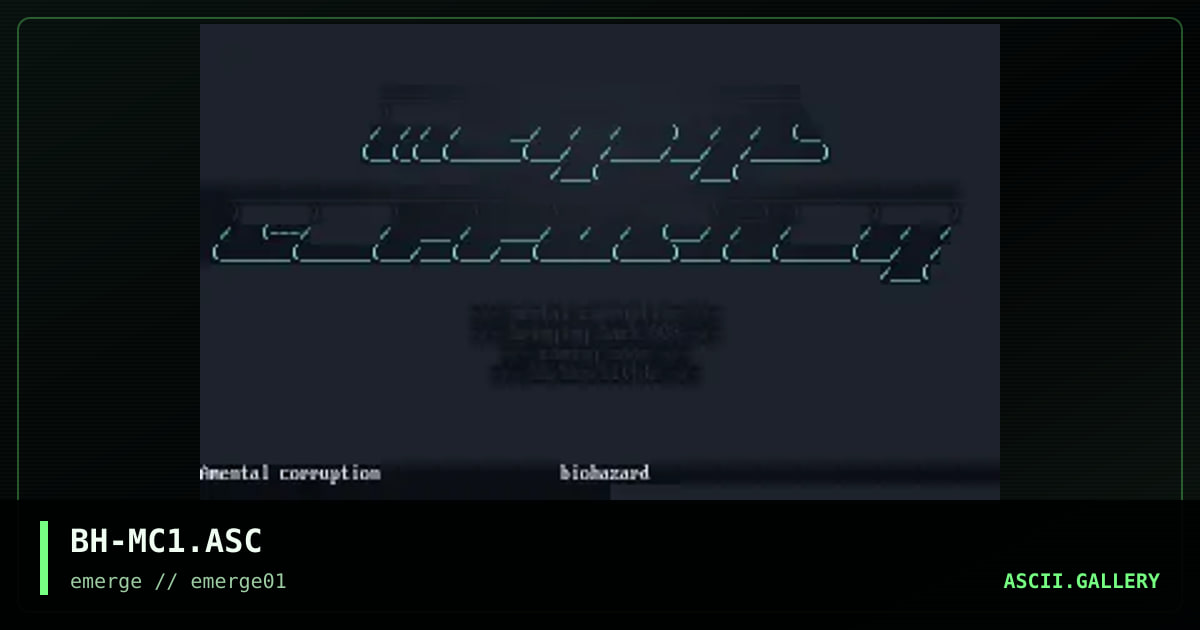 BH-MC1.ASC, by biohazard, 1995