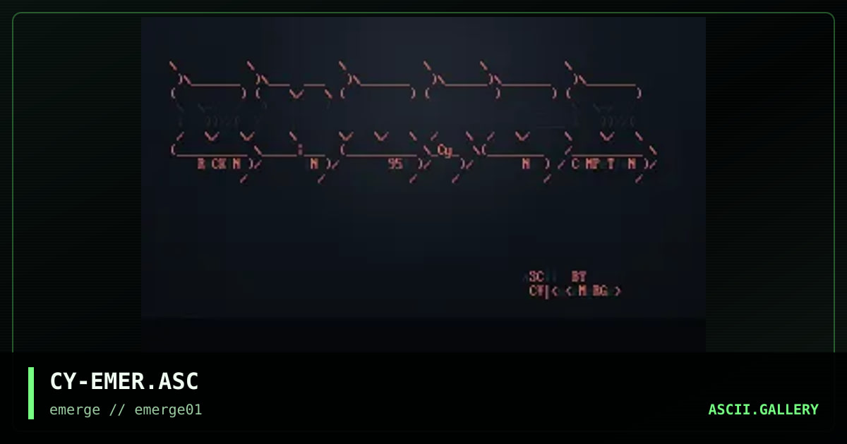 Emerge, by cyko, 1995