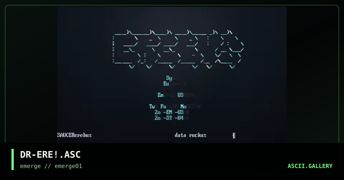 DR-ERE!.ASC, by data ruckus, 1995
