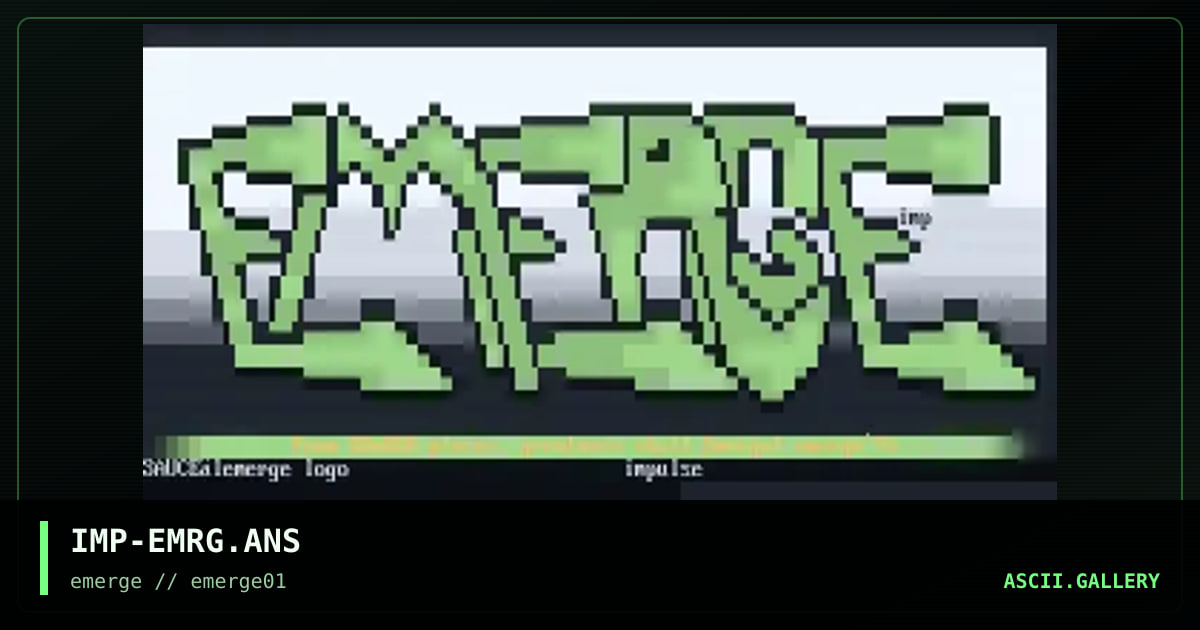 IMP-EMRG.ANS, by impulse, 1995