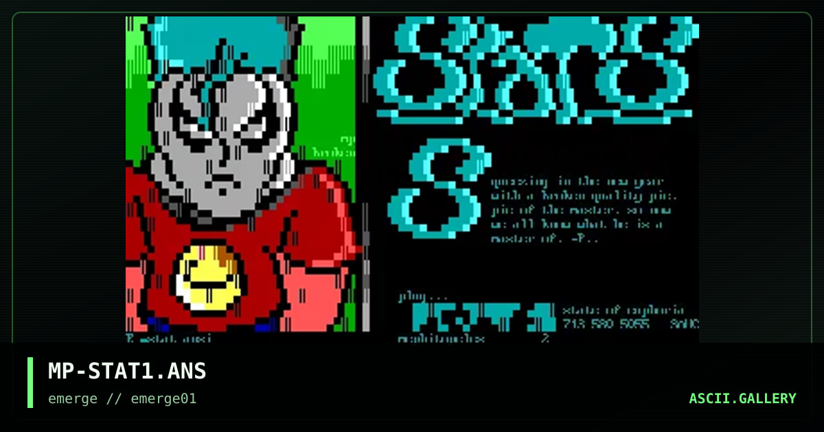 MP-STAT1.ANS, by mephitopeles, 1995