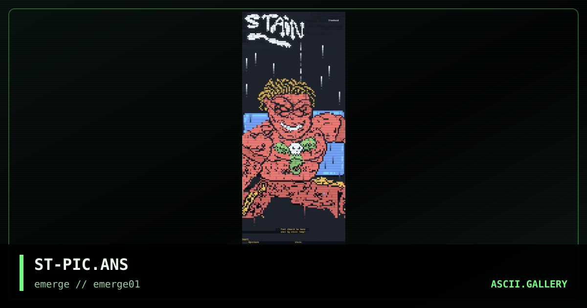 ST-PIC.ANS, by stain, 1995