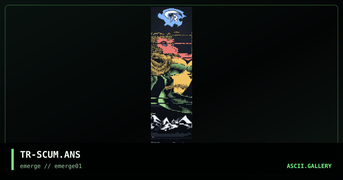 TR-SCUM.ANS, by tripe, 1995