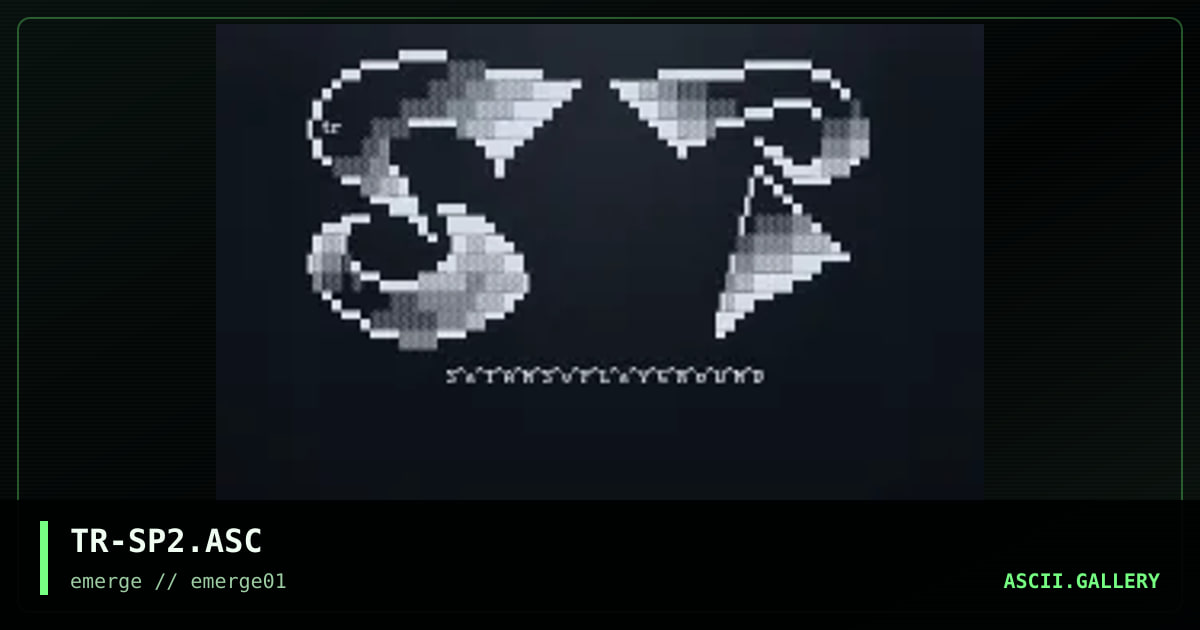 'Satan's Playground' Logo, by tripe, 1995