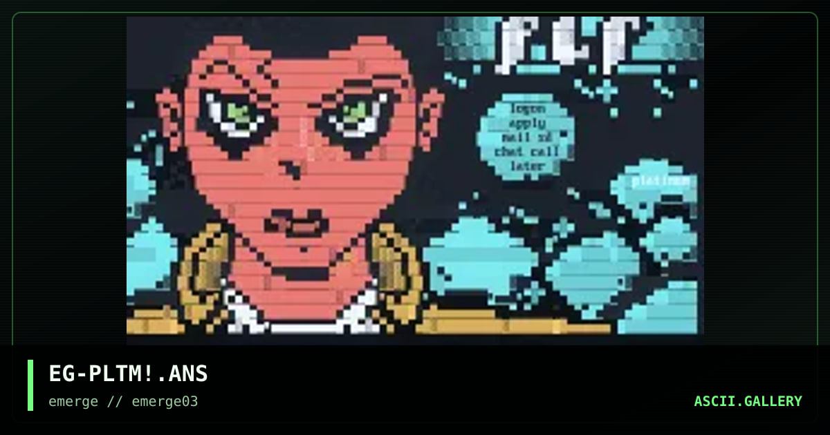 EG-PLTM!.ANS, by endrigoth, 1995