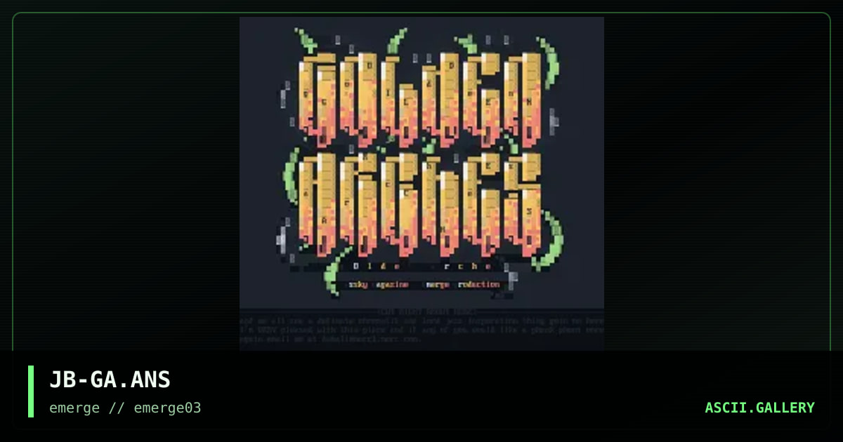 JB-GA.ANS, by jibberish, 1995