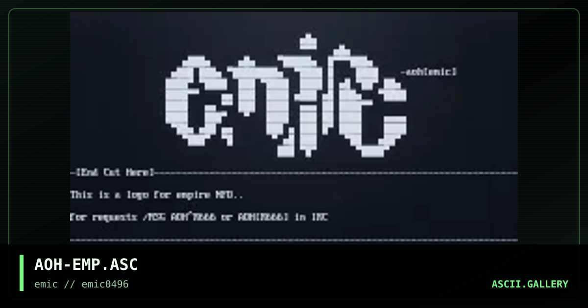 AOH-EMP.ASC, by angel of hell, 1996